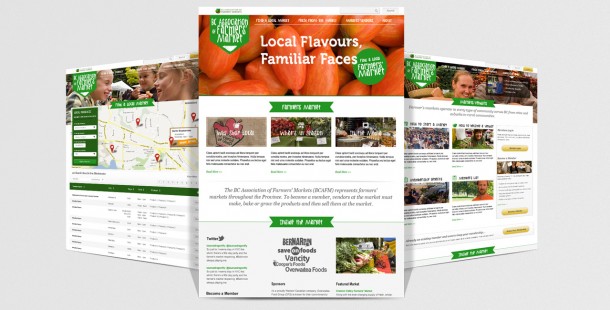 Ministry of Agriculture Farmer’s Market website portal design.