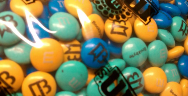 Brand launch event: promo M&Ms were a huge hit!