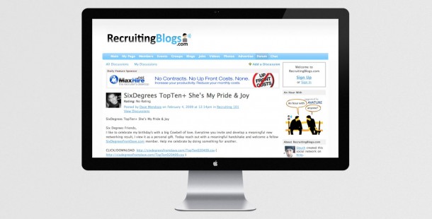 Banner ads targeted new leads on recruiting websites to promote MaxHire’s integrated “Safety Net” campaign